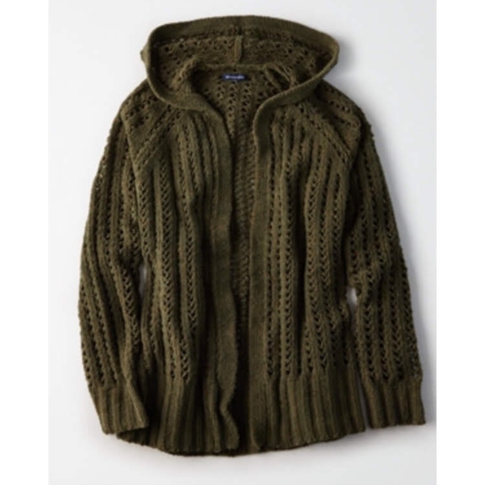 AE Knitted Open Front Cardigon